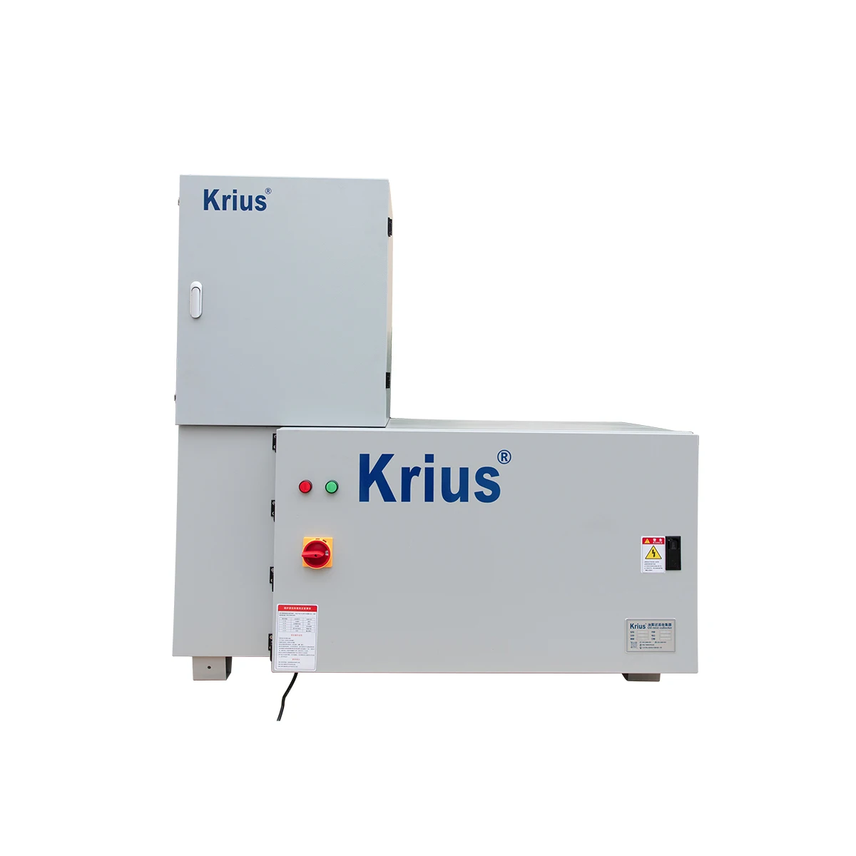 Krius Air Clean Equipment cnc oil mist purifier oil mist collector with HEPA filtration for cnc machine