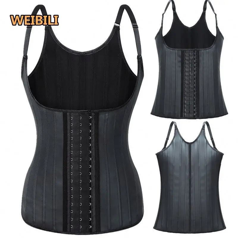 Women Modeling Strap Corset Colombian Girdles Body Shapewear Faja Shaper Plus Size Women Latex Corset 25 Steel Bone