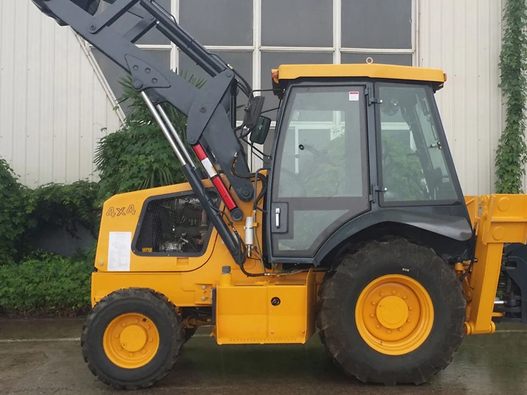 Chinese Brand Changlin 630A 4X4 7.6 t Mini Backhoe Loader with Diesel CE EPA Engine