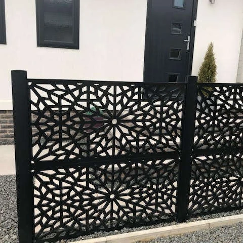Trade Perforated Garden  Main Gate Design Cured  Wall Trellis Gates Laser Cut Privacy  Panel metal fence panels aluminum