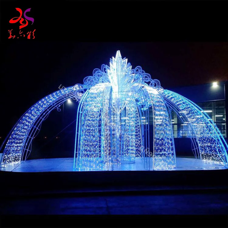 Chinese Christmas wedding decoration led light fountains for sale