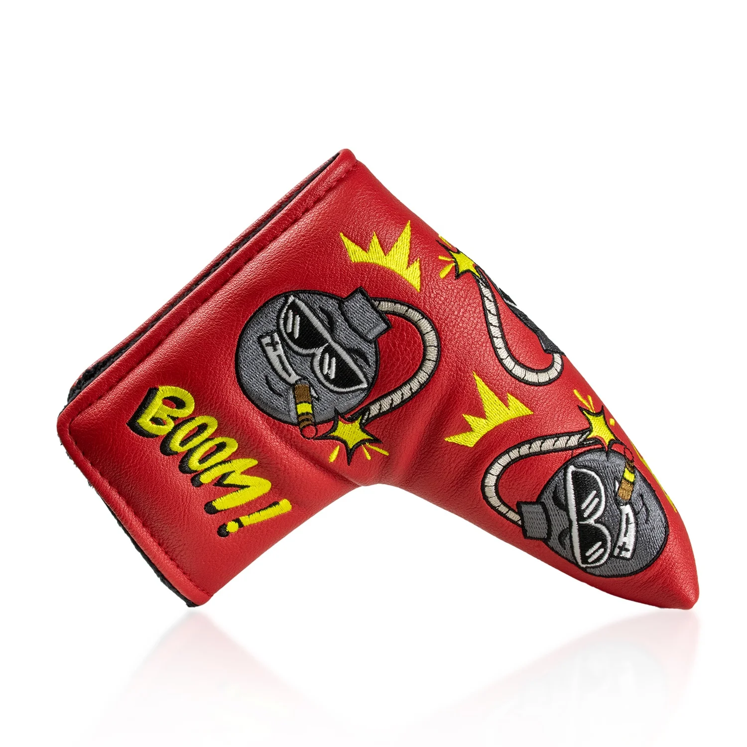 Factory Direct Selling Embroidery Leather Putter Covers Blade Putter Cover OEM Golf Club Covers