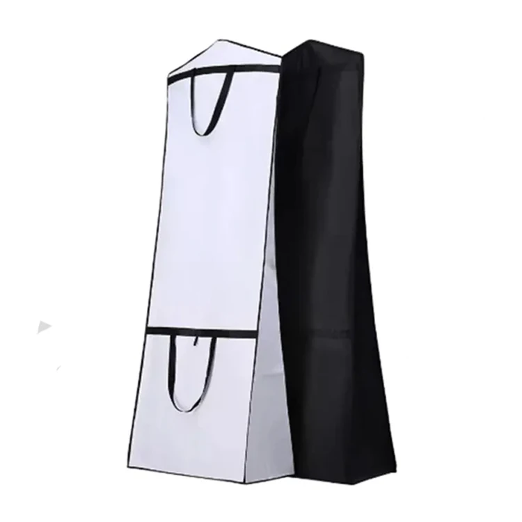 Large Size Wedding Dress Bridal Gown Clothes Cover Storage Protector Pocket Anti-Dust Dustproof Breathable Suit Garment Bag