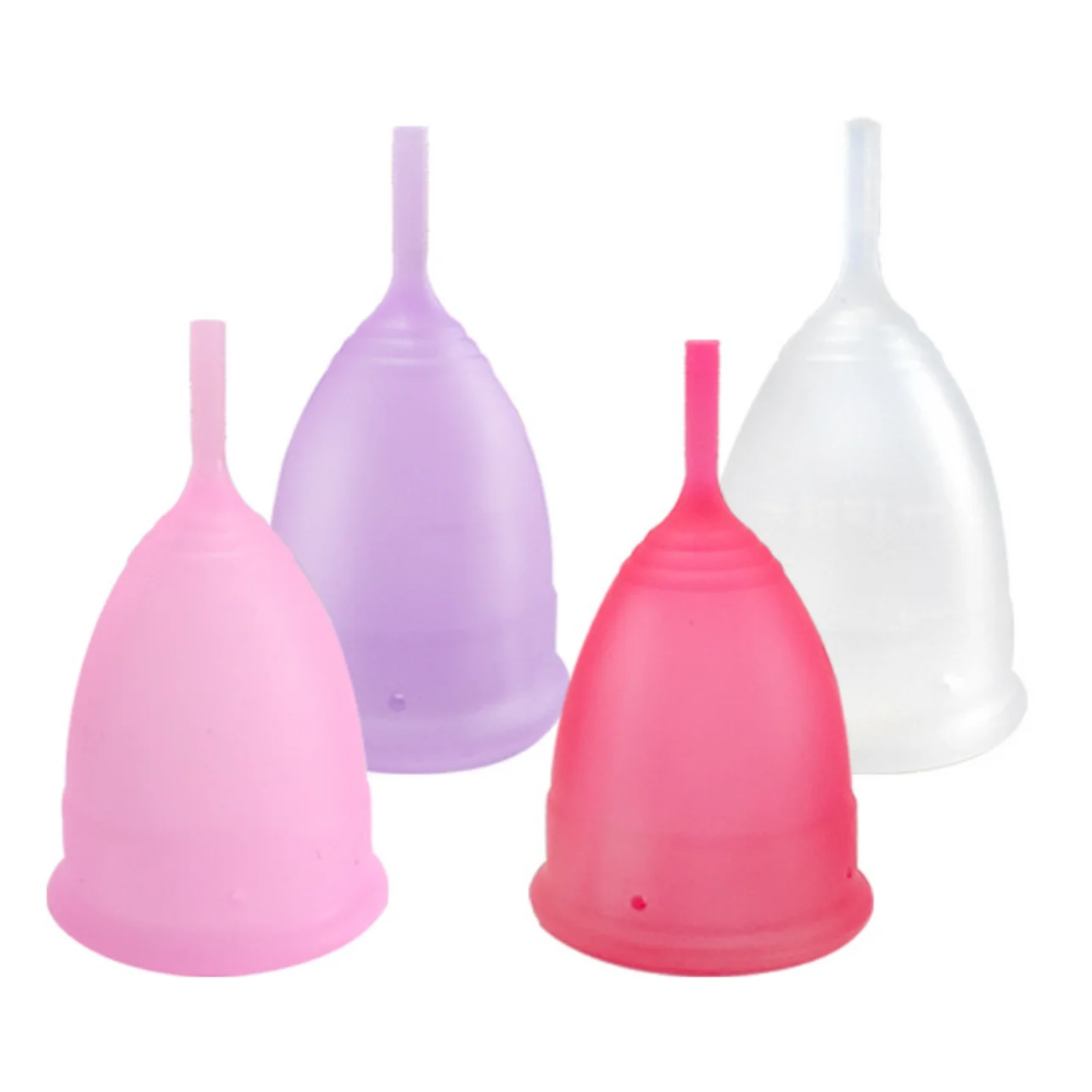 Wholesale Reusable Medical Silicone Menstrual Cups for ladies period Premium Design Most Comfortable Flexible