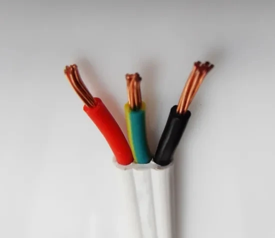 JH High Quality SAA certificate 2C+E 2*1.5+1.5 1.5mm Twin and Earth Flat TPS Cable 2.5 flat cable 3pins