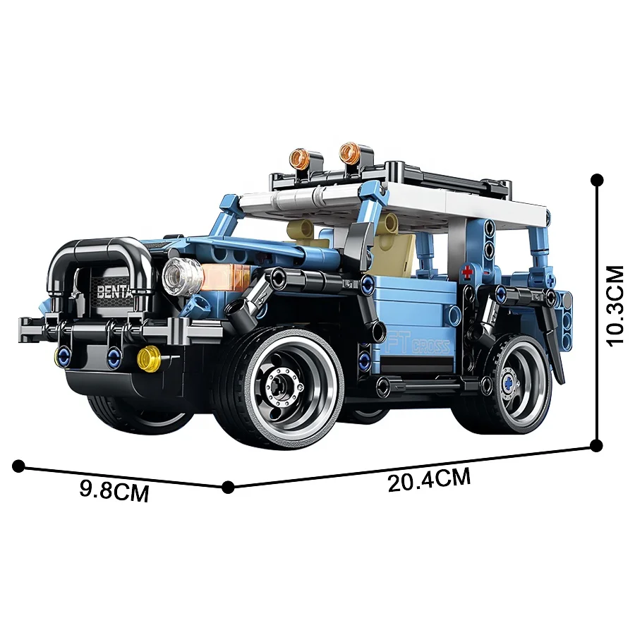 377pcs Remote Control SUV Motor Power Speed Off road Buggy Building Blocks Bricks Toys Kids Christmas Gifts