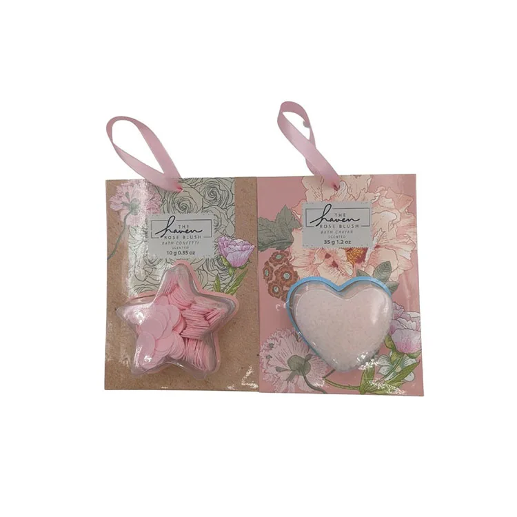 10g Rose Scented Paper Skin Care Bath Confetti Foam Flower Soap