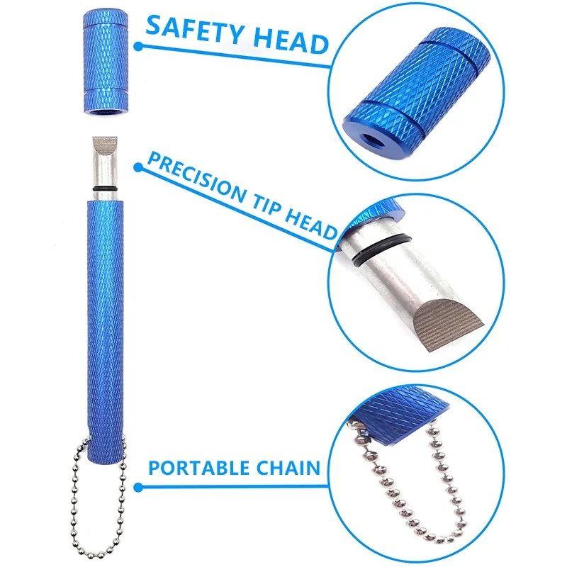 Golf Clean Knife Wedge Iron Groove Sharpener Club Cleaner High-Strength Stainless Steel Cutter Head Club Heads Cleaning Tools