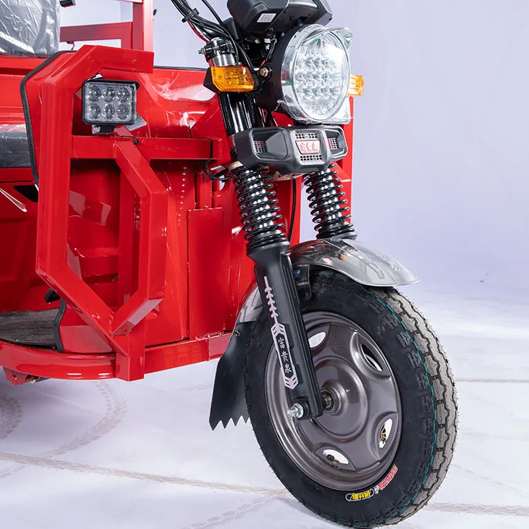 
Double Rear Axle Electric Tricycle Vehicle Heavy Loading Cargo Tricycle 