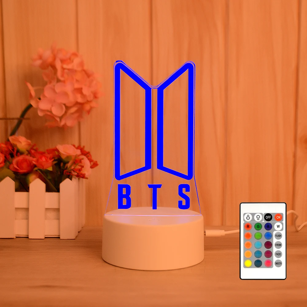 Remote/Touch/switch Control 3D LED Night Light Lovely Gifts For Kids Xmas Decor