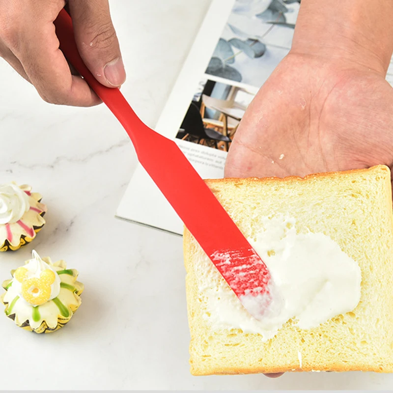 Factory Non-Stick Heat Resistant 6 Pcs Cream Spatula Oil Brush Silicone Kitchen Utensil Set For Cooking Baking