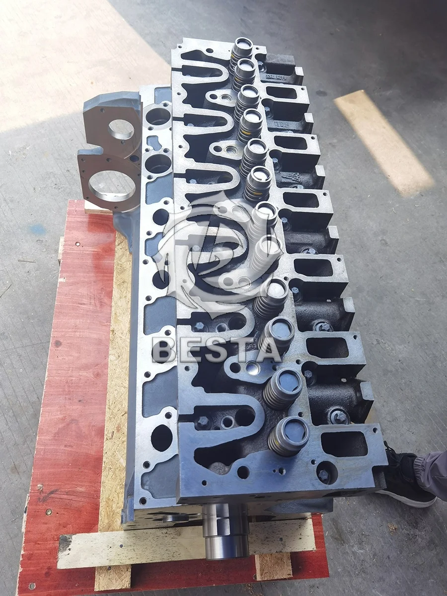 D6D engine cylinder head VOE20941118 VOE23095755 cylinder block VOE22194205 VOE20533309 for volvo EC140 EC160 EC180