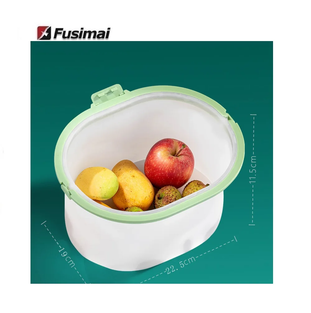 Fusimai новый силиконовый пакет для хранения свежих продуктов, складные самозапечатывающиеся силиконовые пакеты