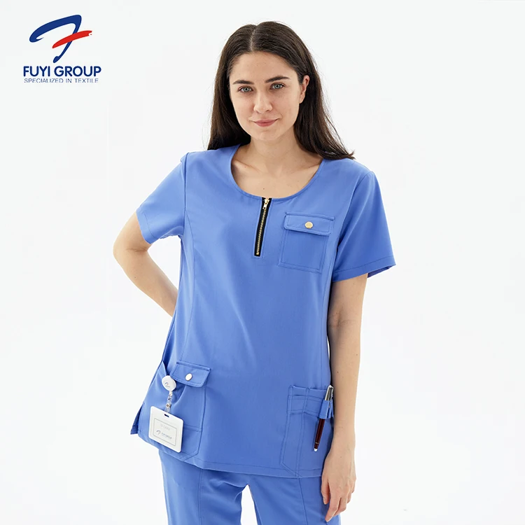 Factory Direct Sample Scrubs Suits Uniforms Design New Style Nurse Hospital Uniforms Scrubs Sets