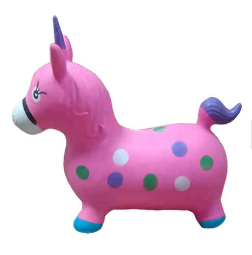 children inflatable toys baby horse PVC Inflatable jumping animal
