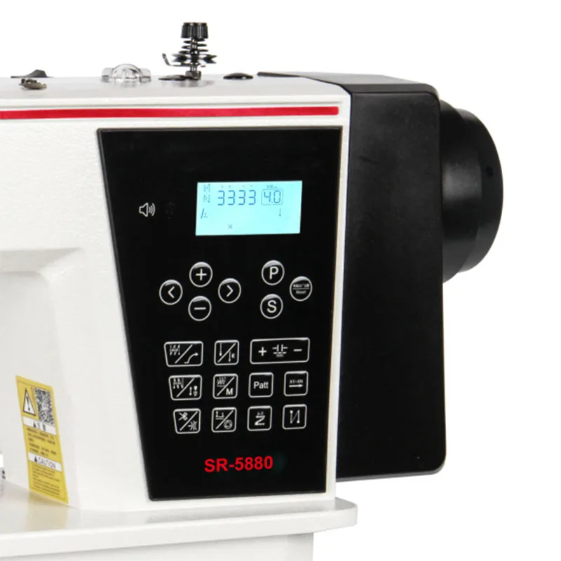 Step motor computerized jack industrial lockstitch sewing machine