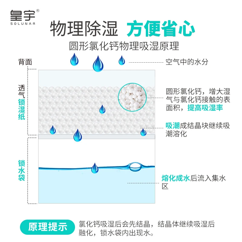 Home hanging Dehumidifying bag moisture absorbers damp rid hanging bag for closet