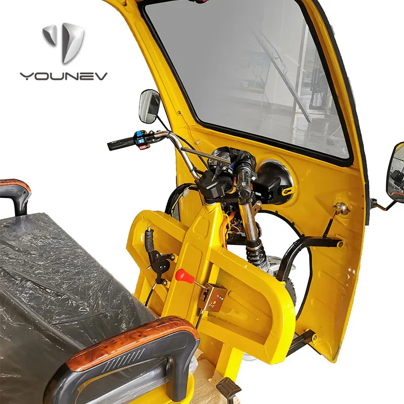 Электрический трицикл YOUNEV 60V 1500W для грузовых и пассажирских перевозок