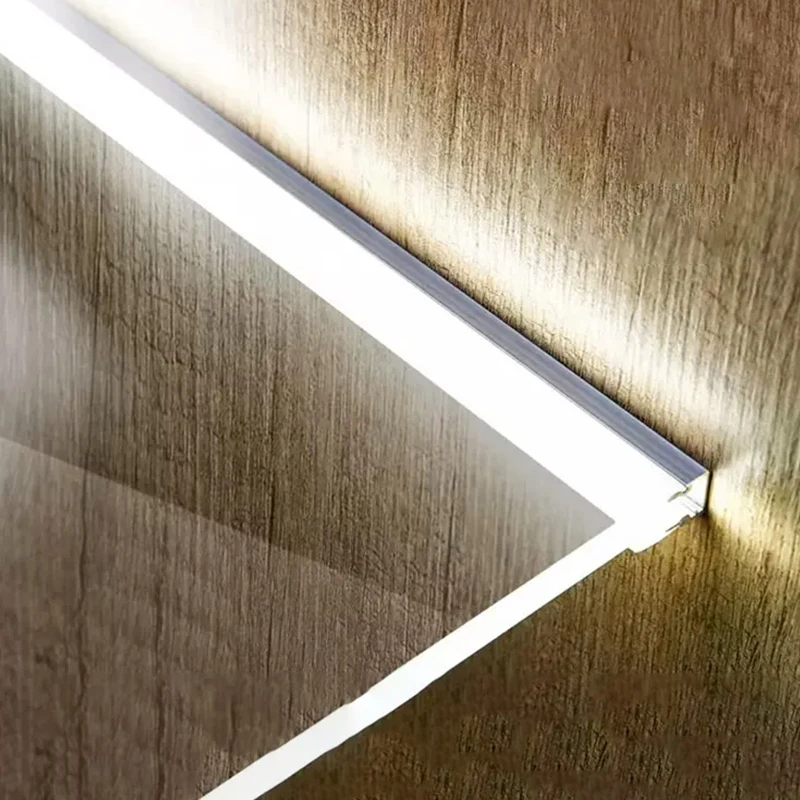Hot selling extruded LED profile embedded LED strip lamp cabinet under 3 color temperature Cabinet LED light