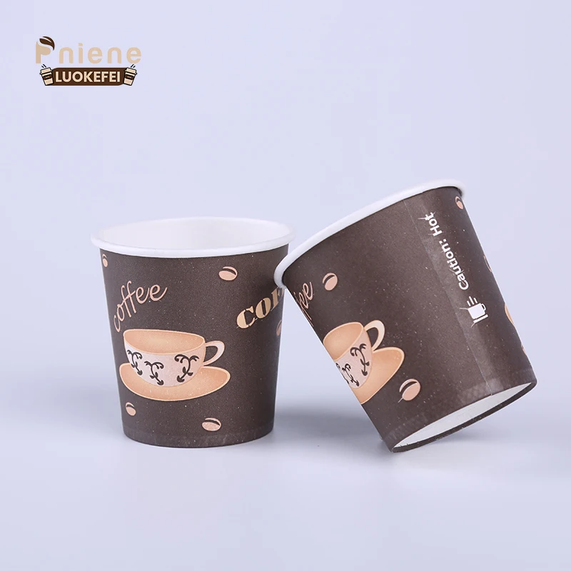 Personalize disposable healthy paper cups for hot and cold drinks anhui luokelei paper cup