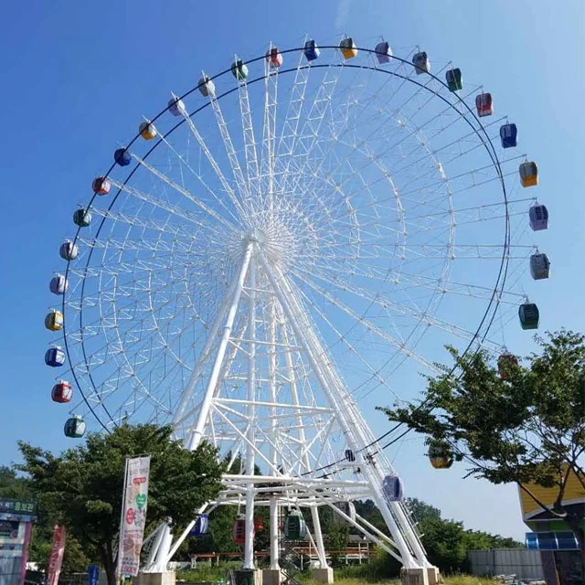 Outdoor Park Equipment 65m Big Ferris Wheel For Sale