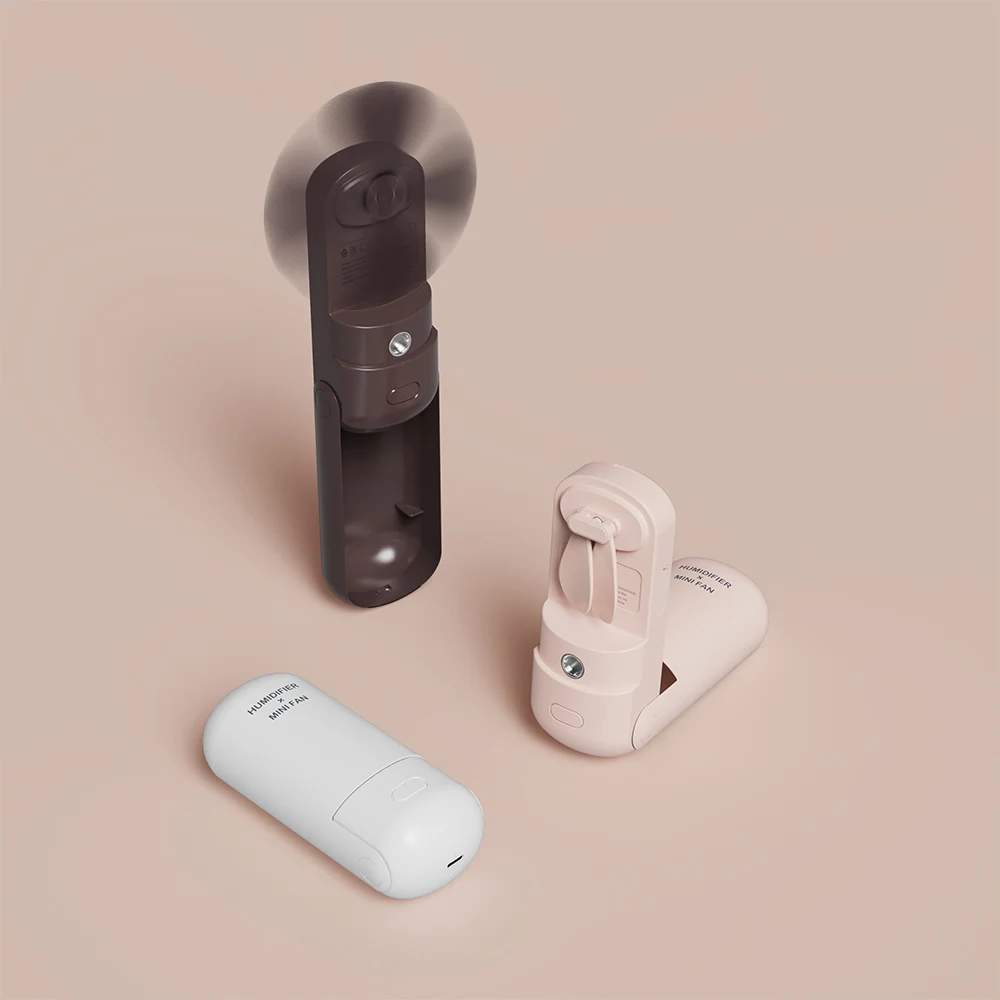 Custom Cold Water Air Cooler Ice Price Portable Rechargeable Table Mist Fan With Lithium Battery