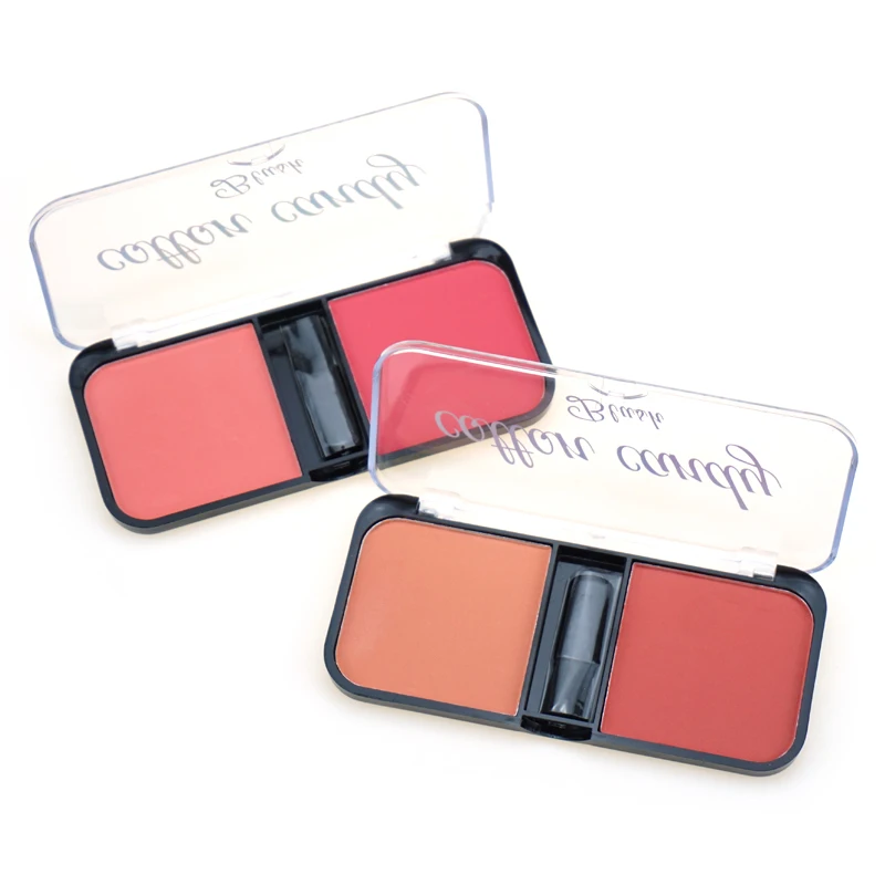 Лидер продаж, OEM, 2 цвета, набор румян для макияжа лица, долговечные Румяна частной марки