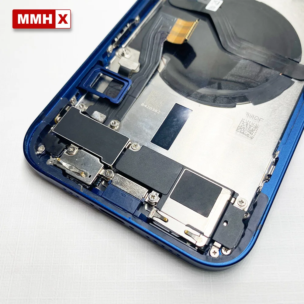 Высокое качество для iphone 12 задняя средняя рамка Шасси Полный Корпус в сборе Крышка батарейного отсека с гибким кабелем и