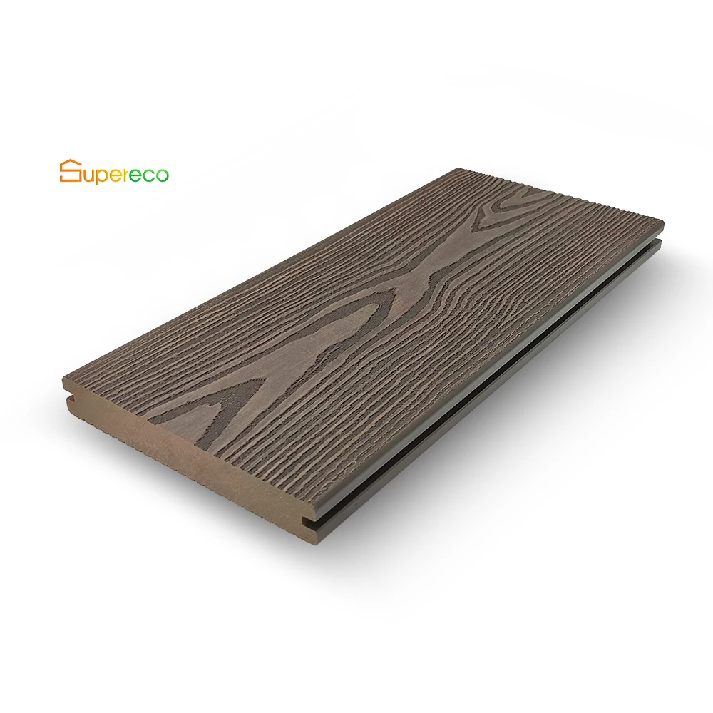 Outdoor Engineered Wooden Plastic Composites Decking Price Wpc Board Laminated Parquet Flooring