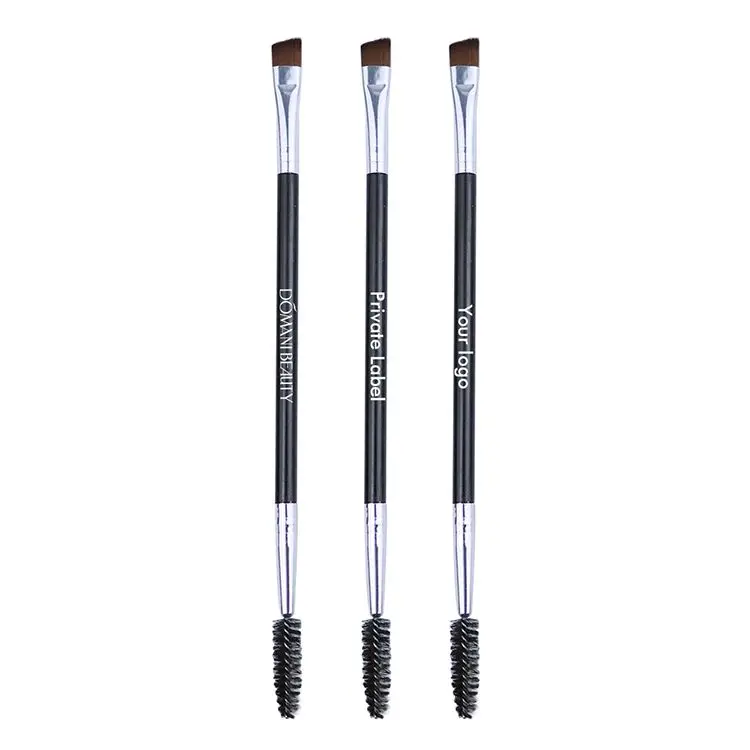 
Double-sided Brow Brushes Cosmetic Vendor Comfortable To Touch Print Your Own Logo Double-headed Eyebrow Brush 