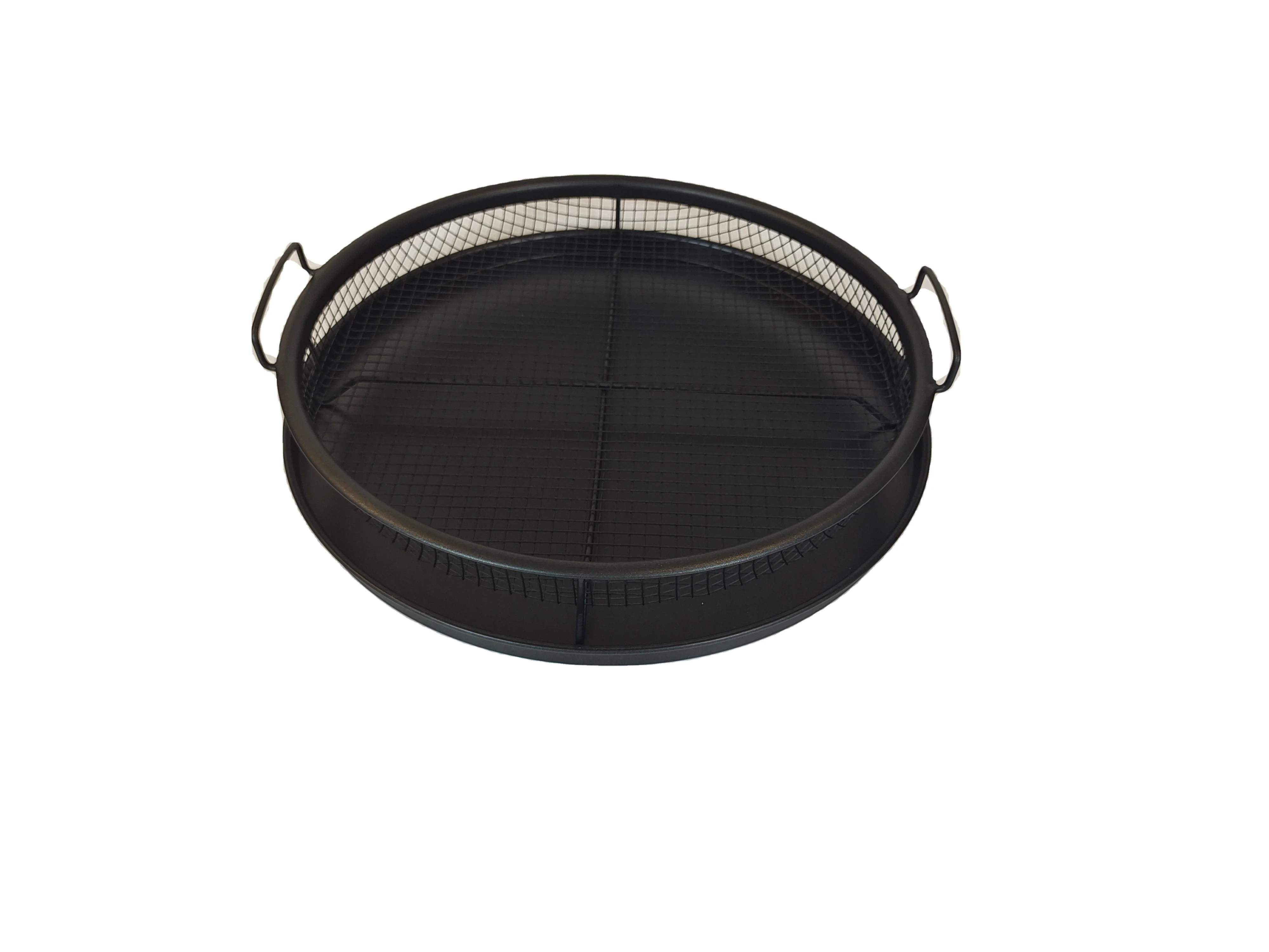 Non-Stick Baking Tray with Grill Crispy Basket Copper Crisper Pan Set Deluxe Air Fry in Your Oven, 2-Piece Set, Baking Pan