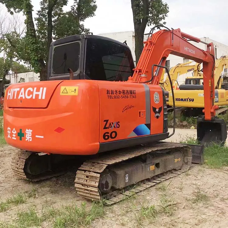 High quality Japan original 6 ton mini hitachi zx 60 zx60 used crawler excavator for sale