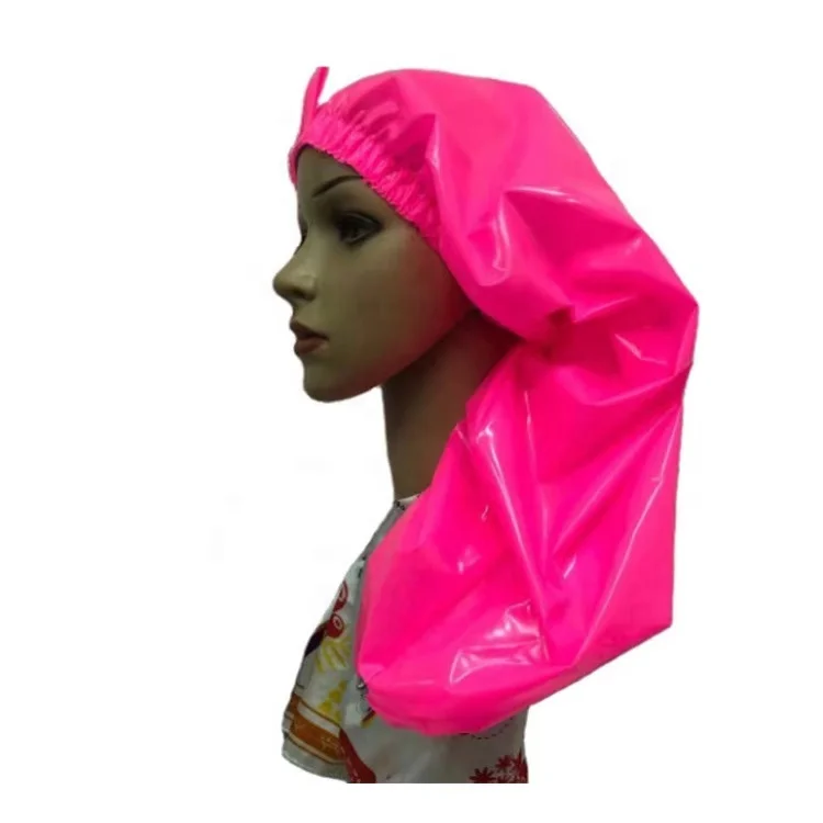 LOW MOQ Wholesale Custom Logo HAIR Shower cap water proof bonnets