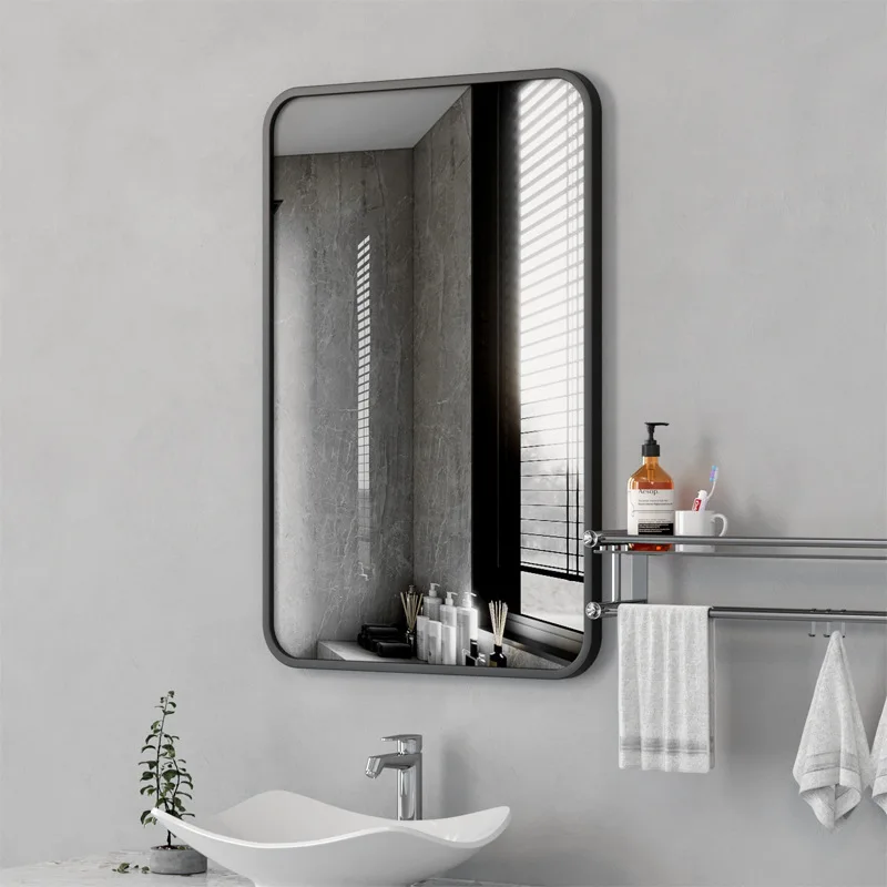 Custom Contemporary Bathroom  Metal Mirrors Home Decor Wall Frame Mirror