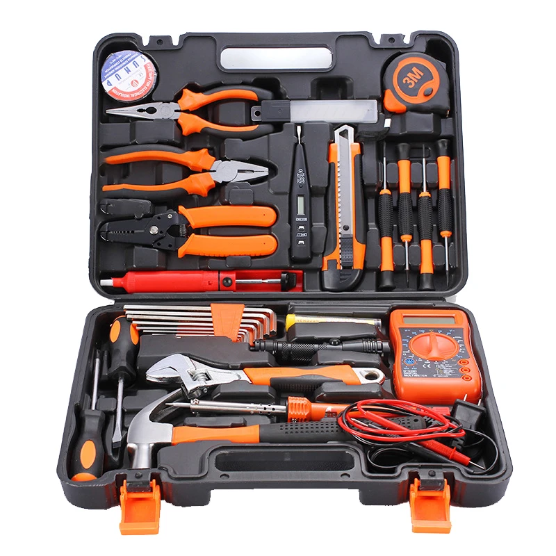 
29 pcs Wholesale home hardware set gift tools Electrician and carpenter repair kit multi-functional combination tools kit set 