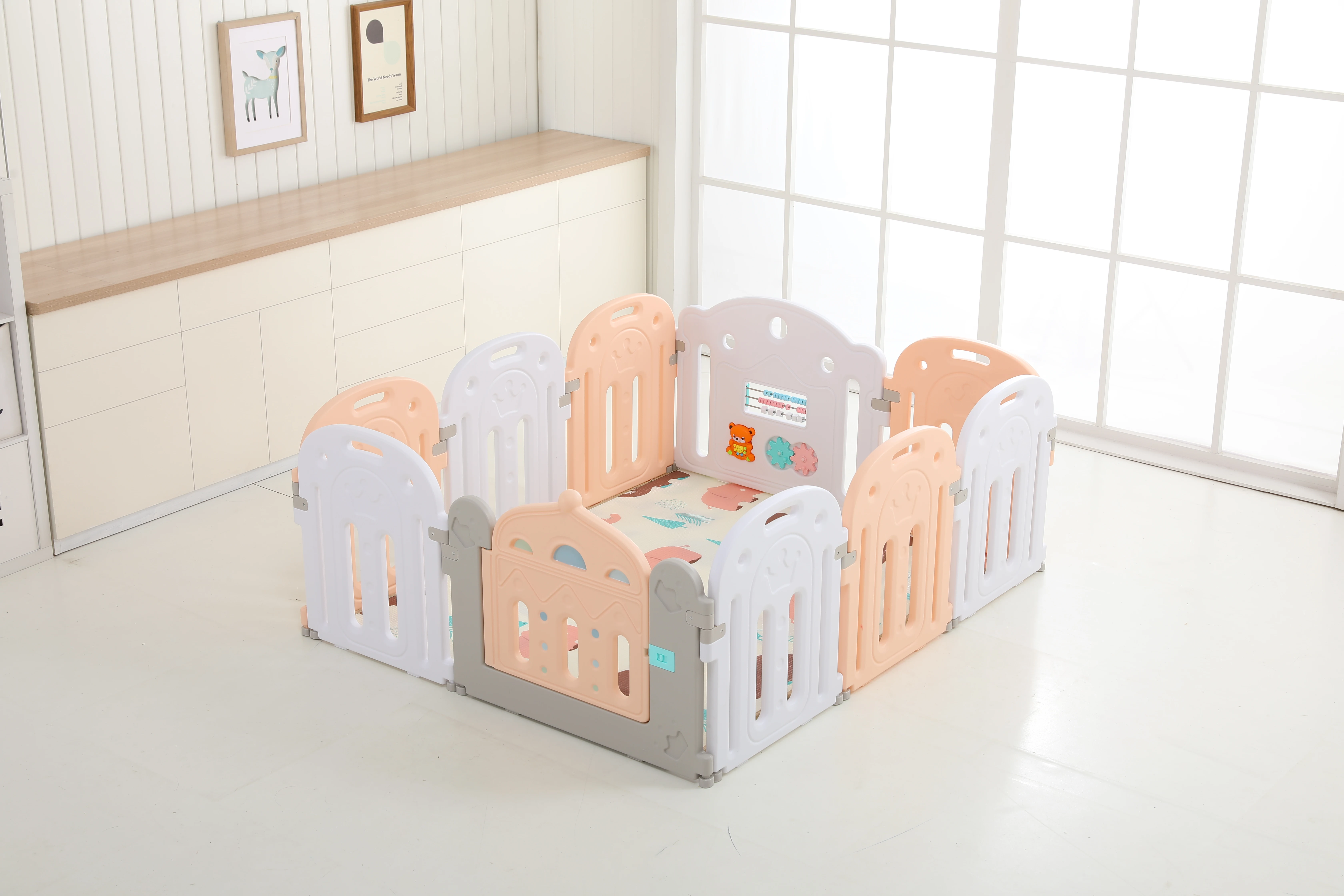 Fantasy Fence Portable Baby Play Yard Playpen Multicolor Color Corner