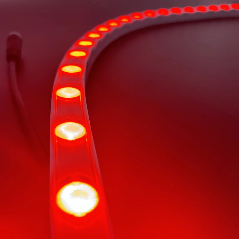 LQX2018 outdoor spaces 24V DC 24W IP67 waterproof RGBW custom silicone free bend 3030 strip flexible LED wall washer light