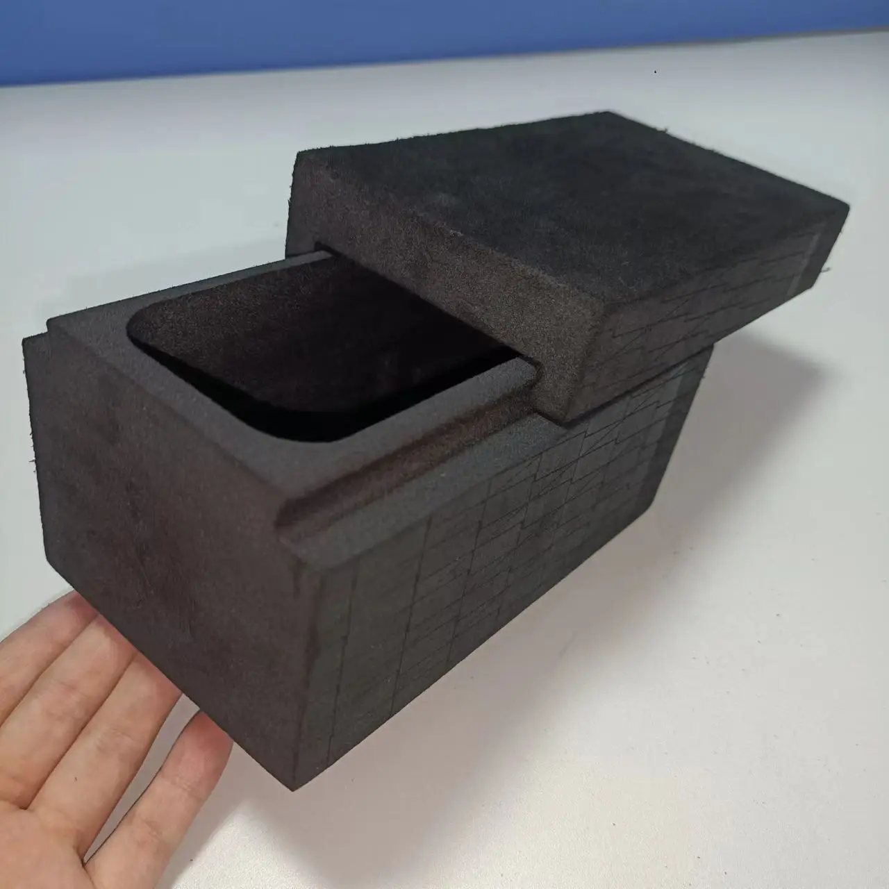 Custom Cut Foam With Die Cut Hole High Density Shockproof Polyethylene Packing Foam For Electronics