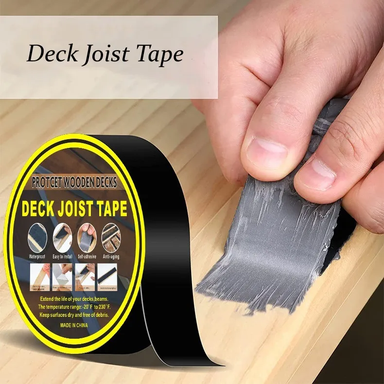 5cm x 50FT Self Adhesive Waterproof Beams Board Flashing Butyl Protective Deck Butyl Joist Tape