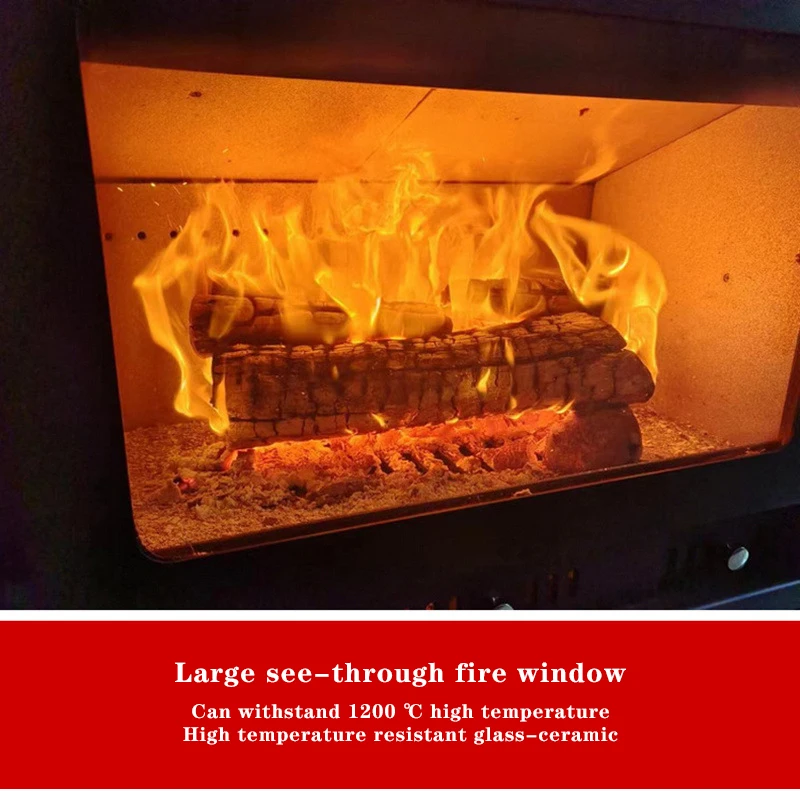 Free Standing Type Wood Burning Cooking Stove 600x500x750 mm For Hotel,Villa,Apartment