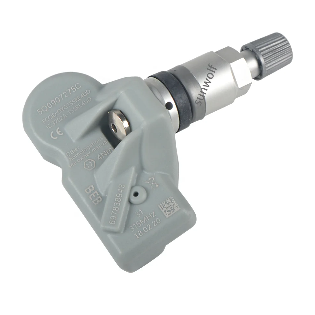 
OEM 5Q0907275C 5Q0907275A 9A790727503 315MHZ TPMS Tire Pressure Sensor for Audi Porsche Volkswagen 