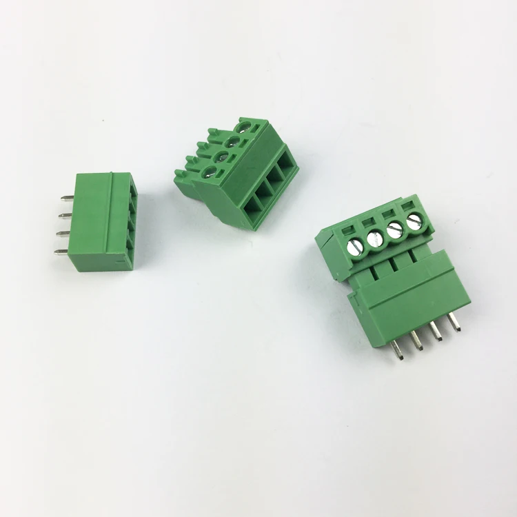 Replace phoenix MC1.5-ST 15EDGK-3.5 3.81mm pitch pluggable terminal block 02P - 24P  green connector
