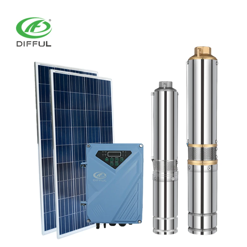 AC / DC water pump solar powered hybrid water pump solar water pump algeria