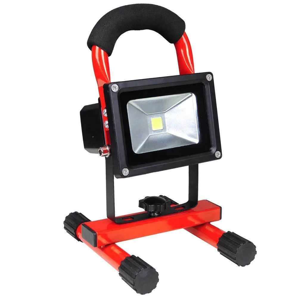 10W 1000lm outdoor cob work light rechargeable led flood light portable 2018 2019 2020 hotselling