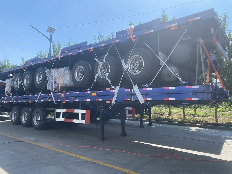 Трехосный полуприцеп для грузовых автомобилей 50 тонн 20 футов 40 53