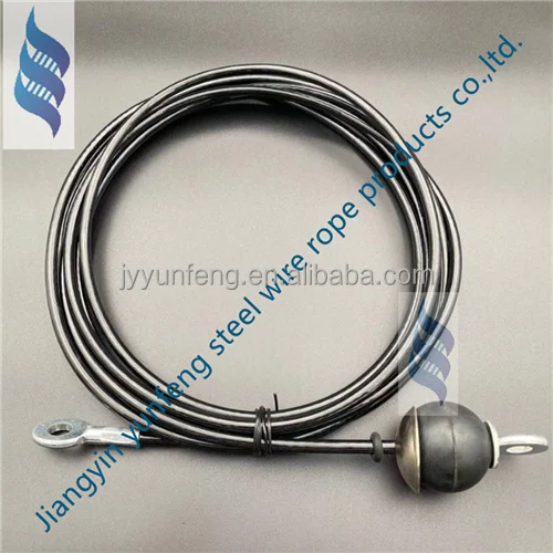High Fatigue Performance TPU Coated GYM Cable Fitness Equipment Steel Wire Rope 6*19+8*7+1*19-4.0-6.0mm