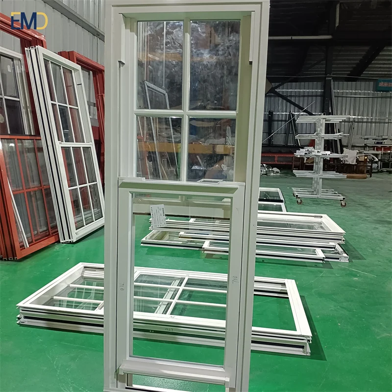Security Impact Proof Double Glazed UPVC Windows PVC Vinyl Frame Glass PVC Windows and Doors