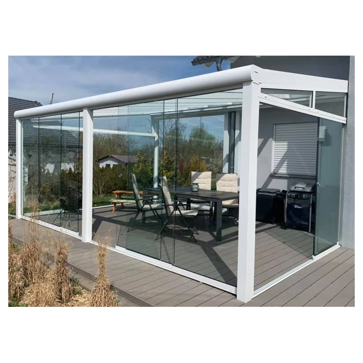 Outdoor Veranda All Season Sunroom Glass House Aluminum Garden Glass Conservatory