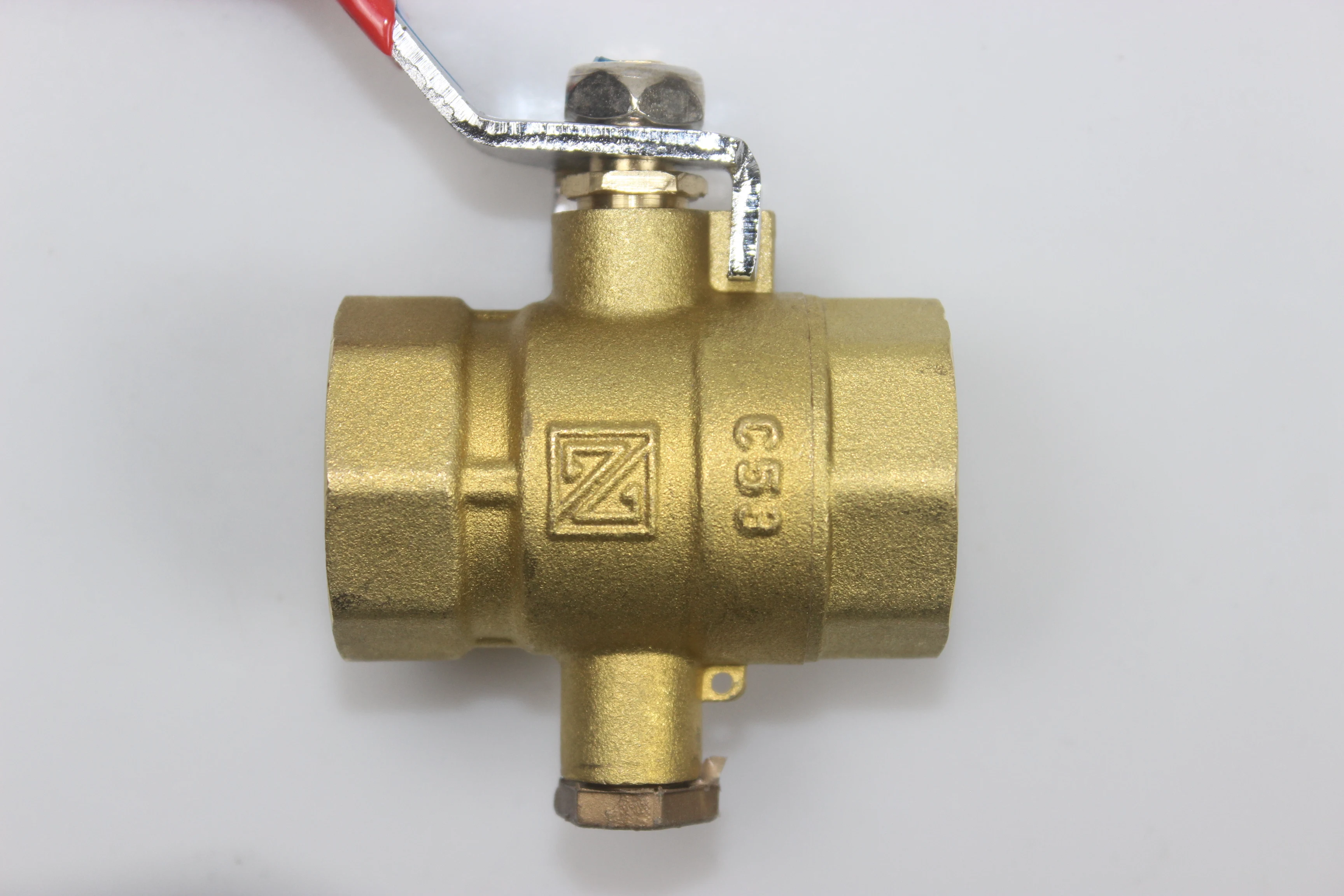 China manufacture Temperature Measuring ball valve hydraulic valve