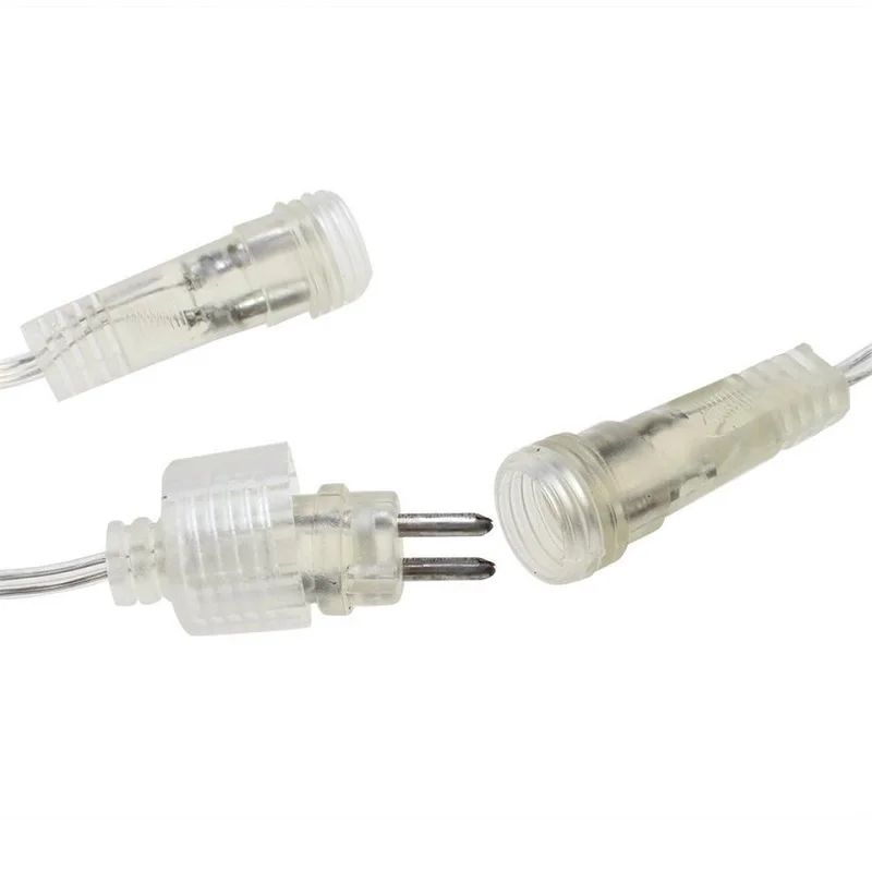 Security LED Meteor Shower Rain Lights 30CM 50CM 8 Tube Drop Icicle Snow Falling Rain Light for Wedding Christmas decoration